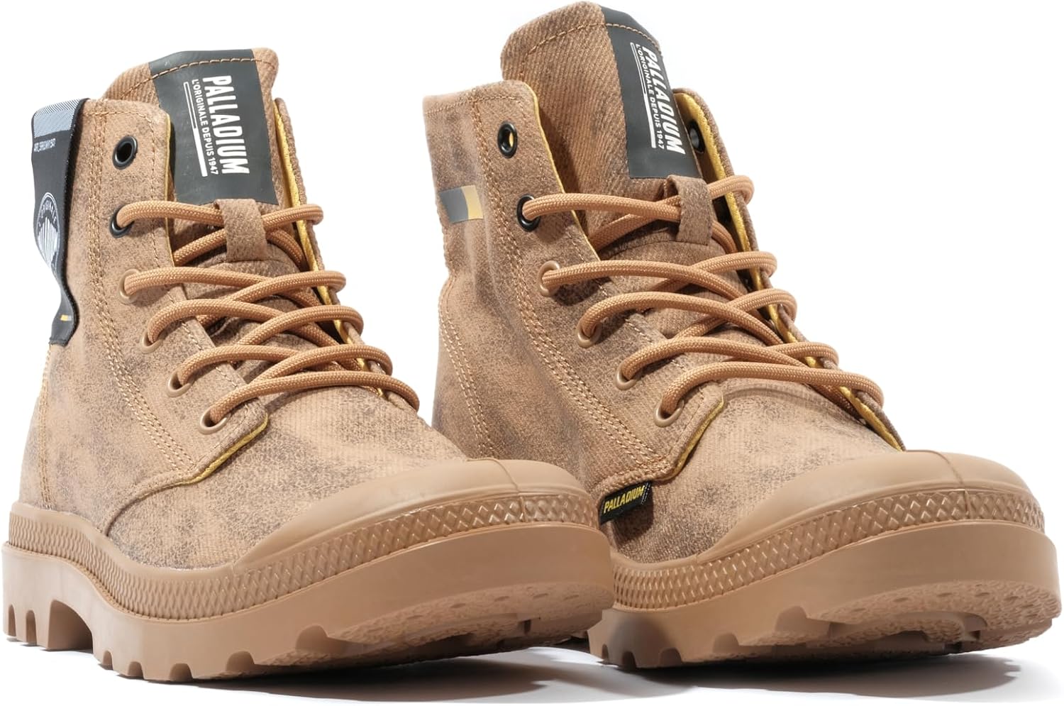Мужские классические ботинки Palladium до щиколотки, Brown — фото 4