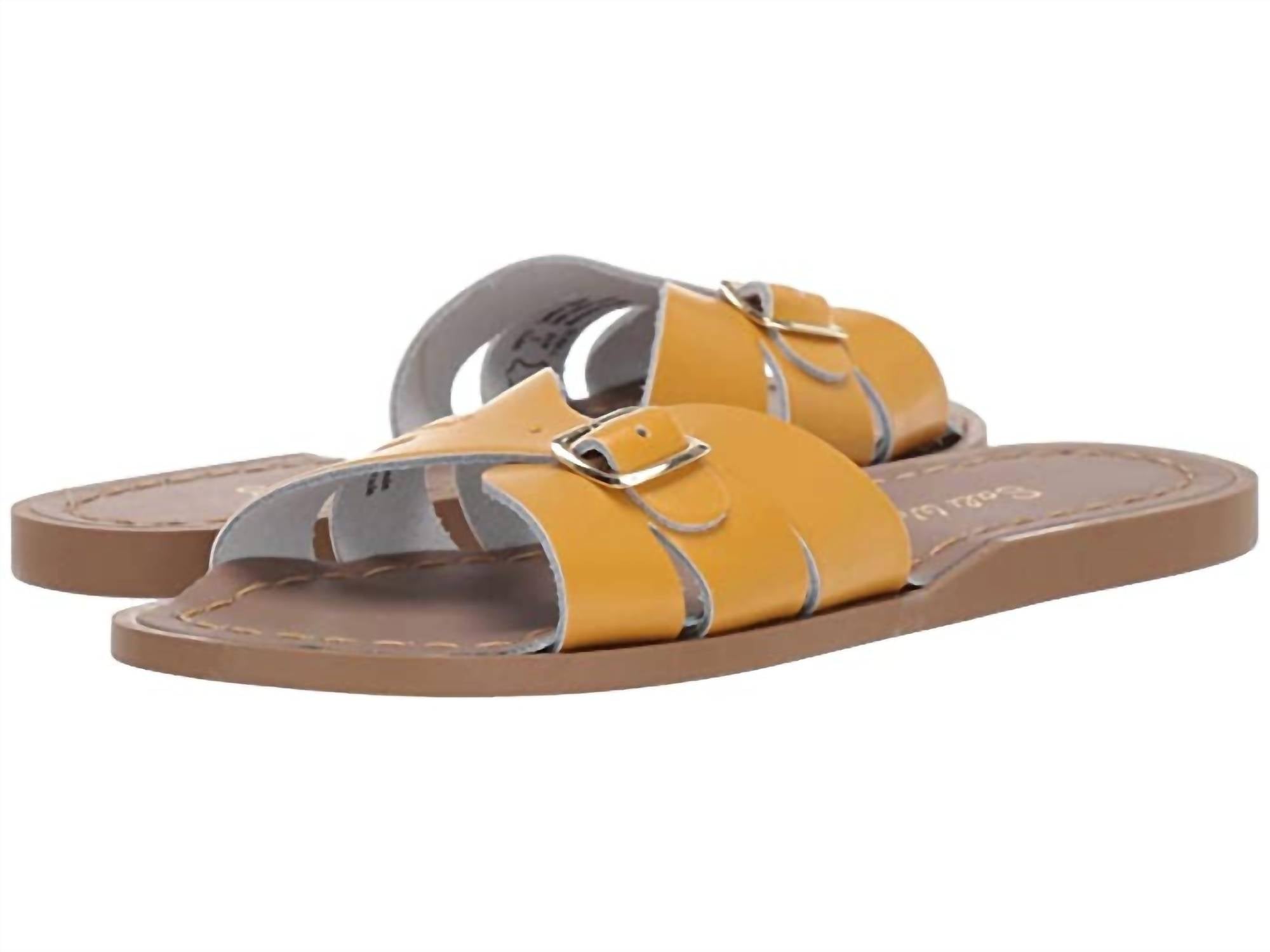 Женские классические шлепанцы Mustard Salt Water Sandals, Mustard — фото 3