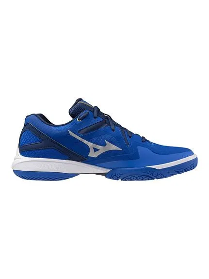Бадминтонные кроссовки «Wave Claw 3 FIT» от Mizuno, Blue X White X Navy — фото 3