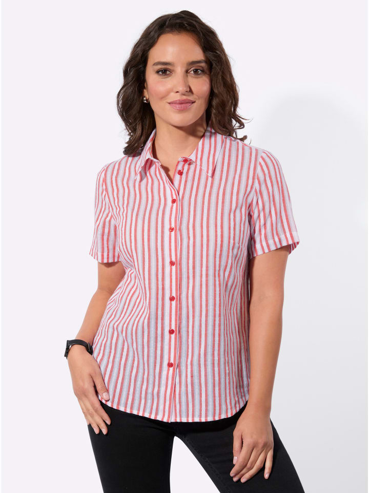 

Полосатая блузка в клубнично-белую полоску WITT WEIDEN