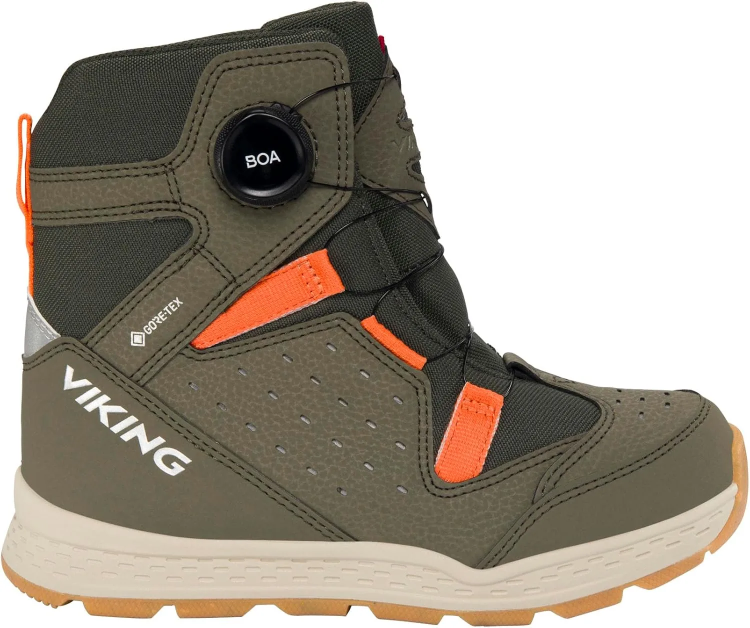 Ботинки унисекс для езды по дорогам: Viking Espo Reflex Warm GTX Boa, оливковый
