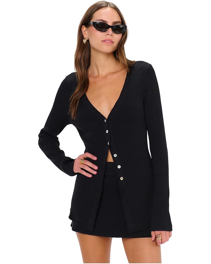 

Женский топ Show Me Your Mumu Josie, Black Rib Knit