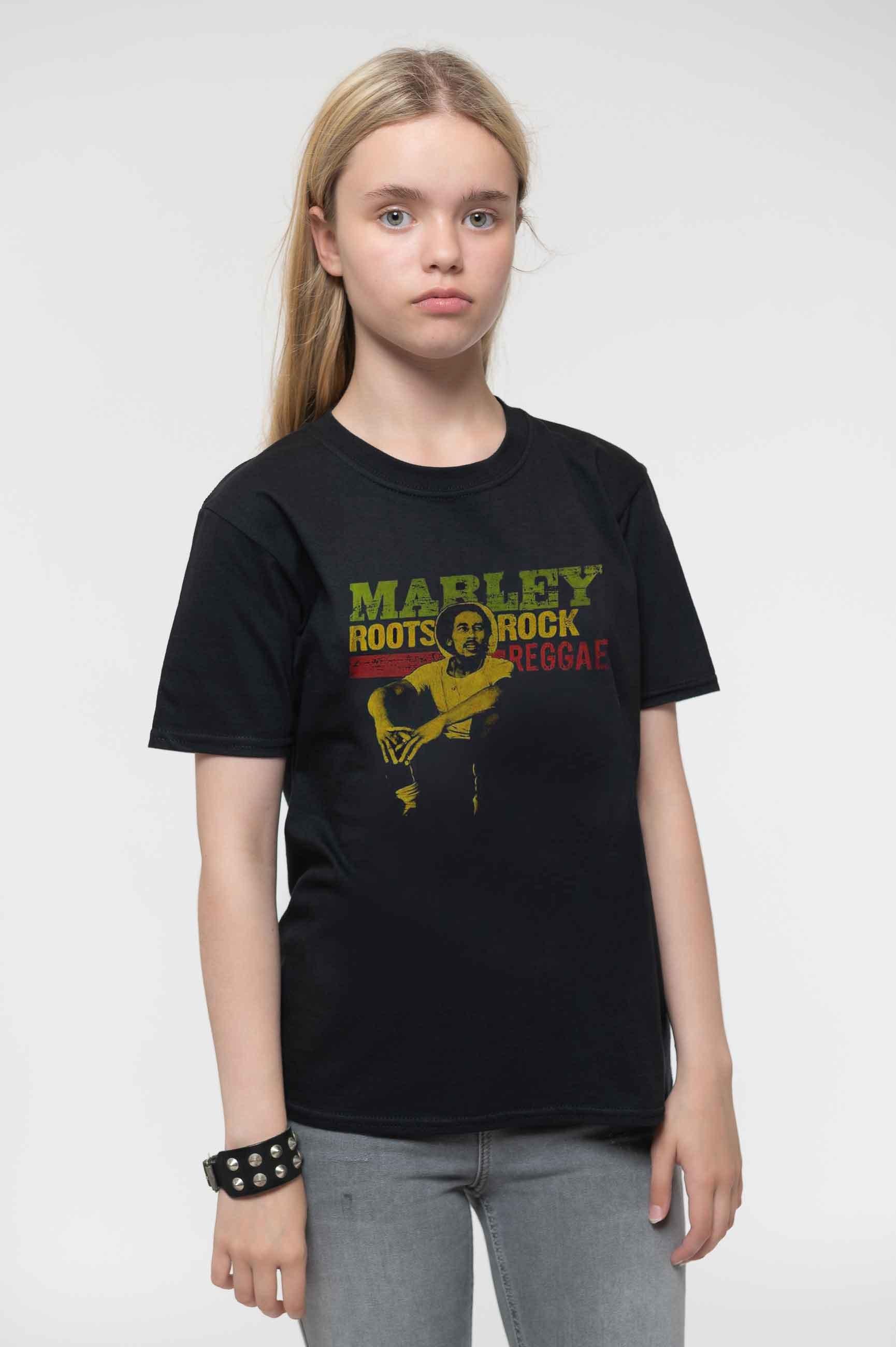 

Футболка Roots Rock в стиле регги Bob Marley, черный