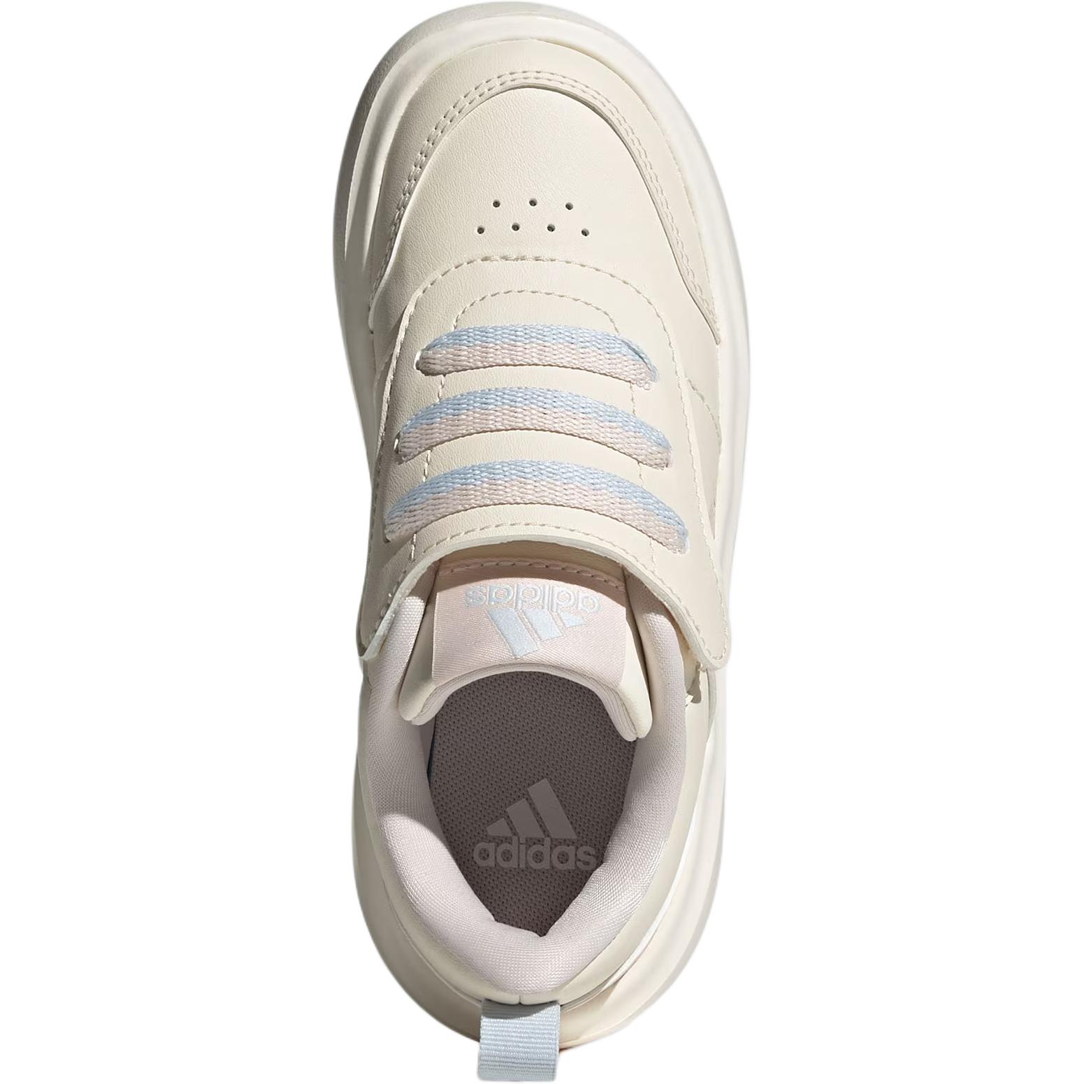 Износостойкие низкие детские кроссовки Park St для детей от 3 до 7 лет Adidas, бежевый/синий — фото 3