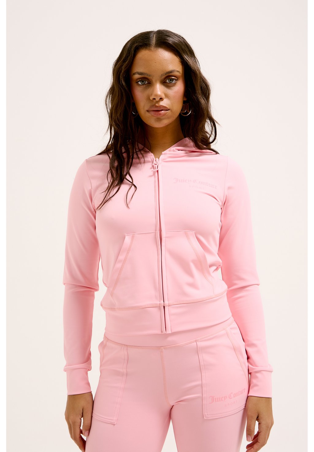 

Толстовка на молнии ACTIVEWEAR ENNIS Juicy Couture, светло-розовый