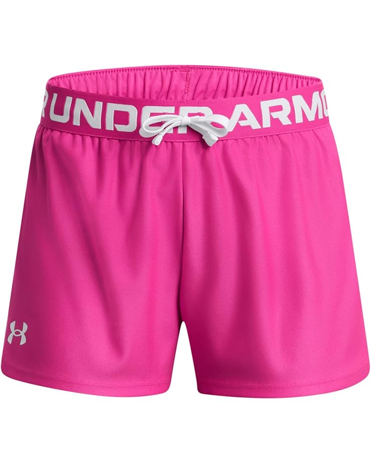 

Шорты Under Armour Kids Play Up Solid Shorts, цвет Rebel Pink/White