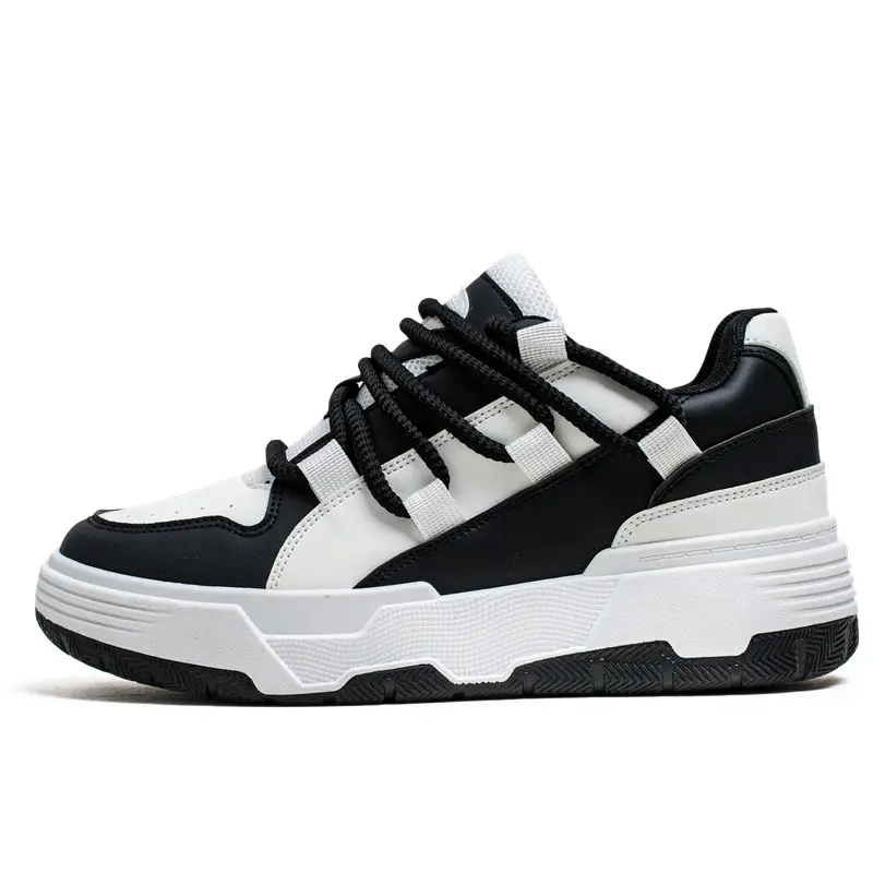 

Yi Jiabao Кроссовки для скейтбординга Cushioning Balance Lightweight, мужские, белые, черные