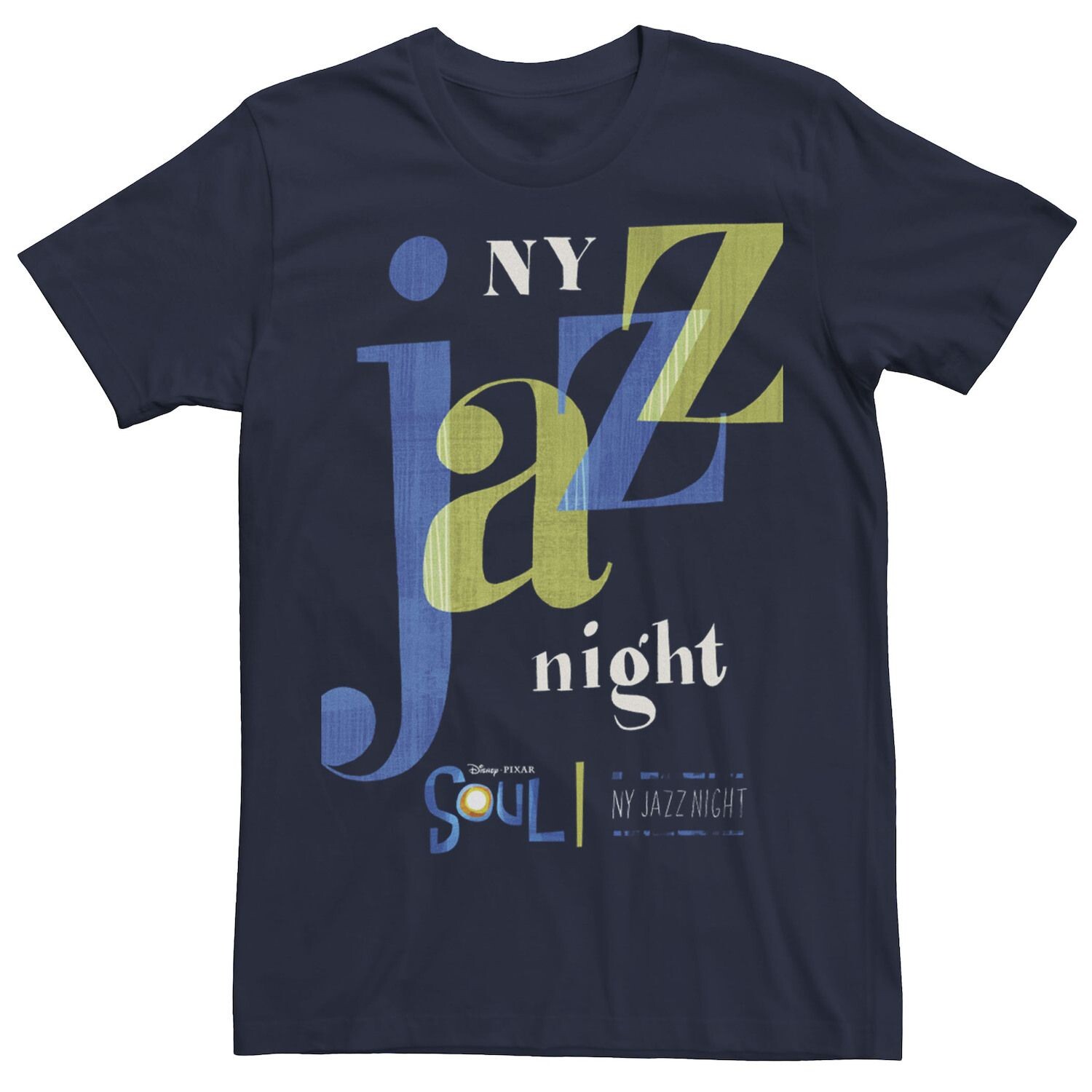 

Мужская футболка с логотипом Disney/Pixar Soul NY Jazz Night Disney / Pixar