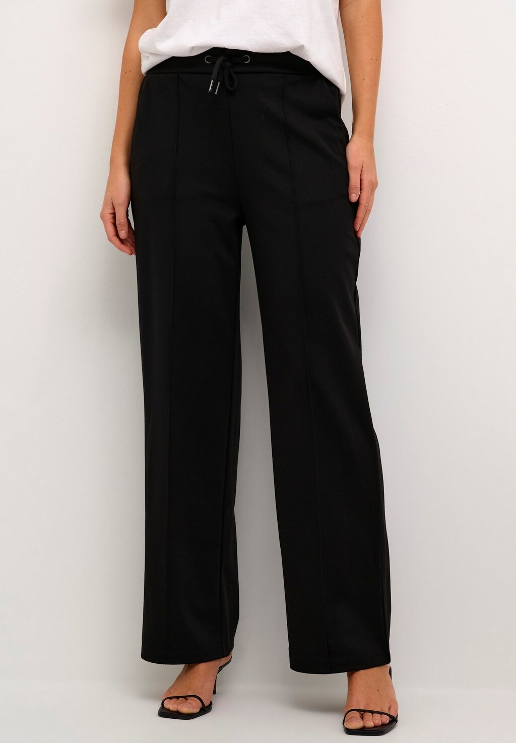 

Брюки Straight Kaffe, цвет black deep
