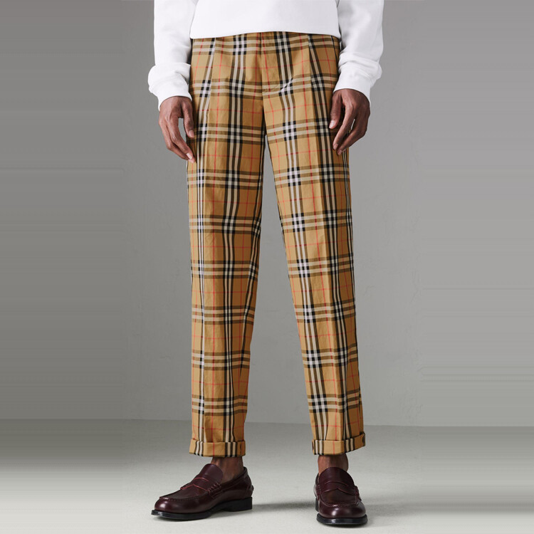 Брюки повседневные Burberry бежевый/коричневый — фото 3