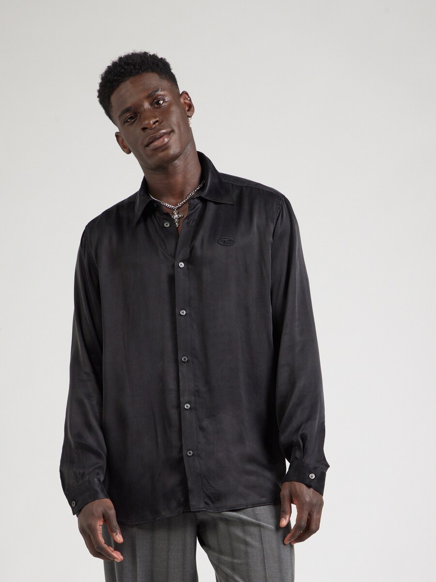 

Рубашка на пуговицах Comfort fit DIESEL SIMPLY, черный