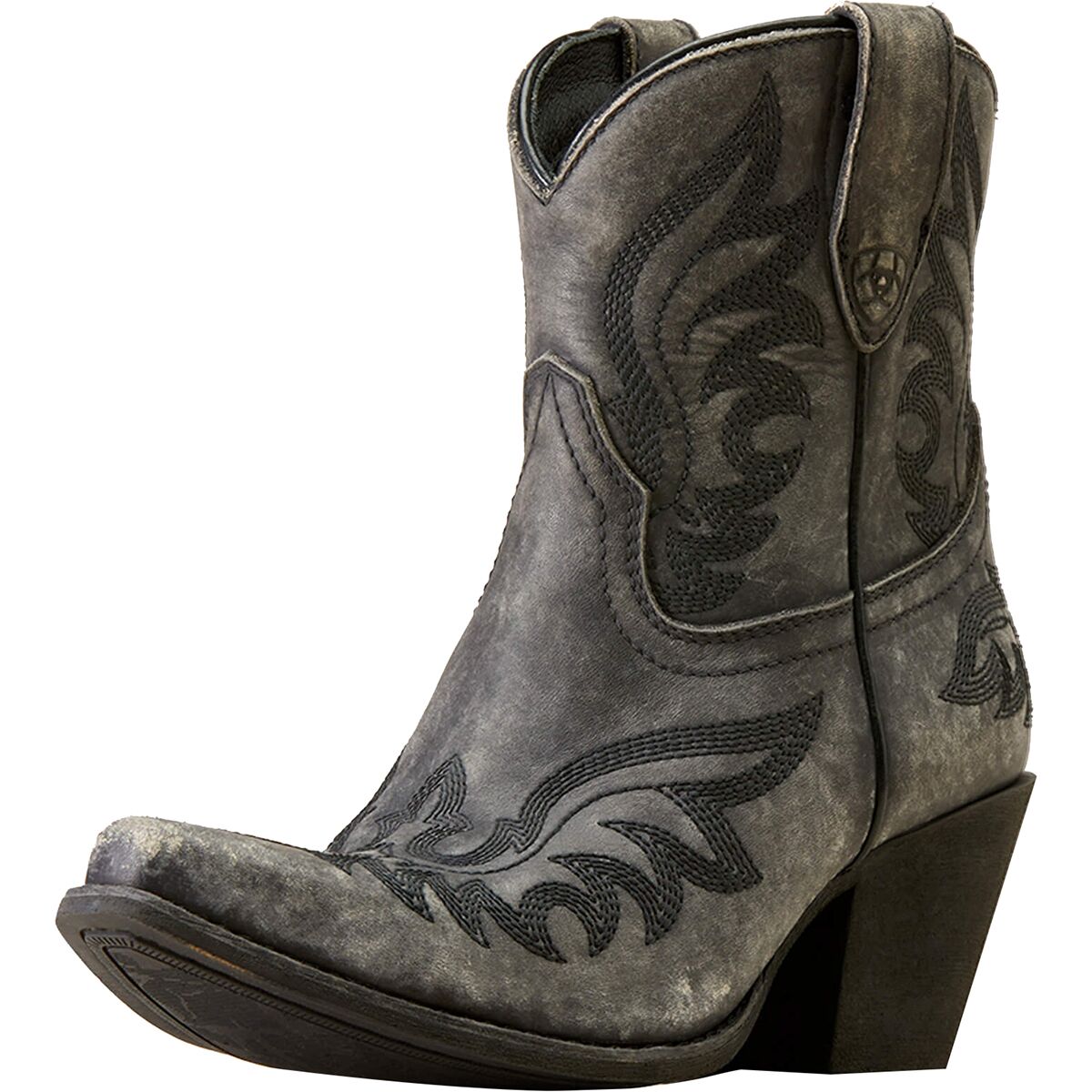 Женские полусапоги Ariat Chandler кожаные ковбойские, серый — фото 2
