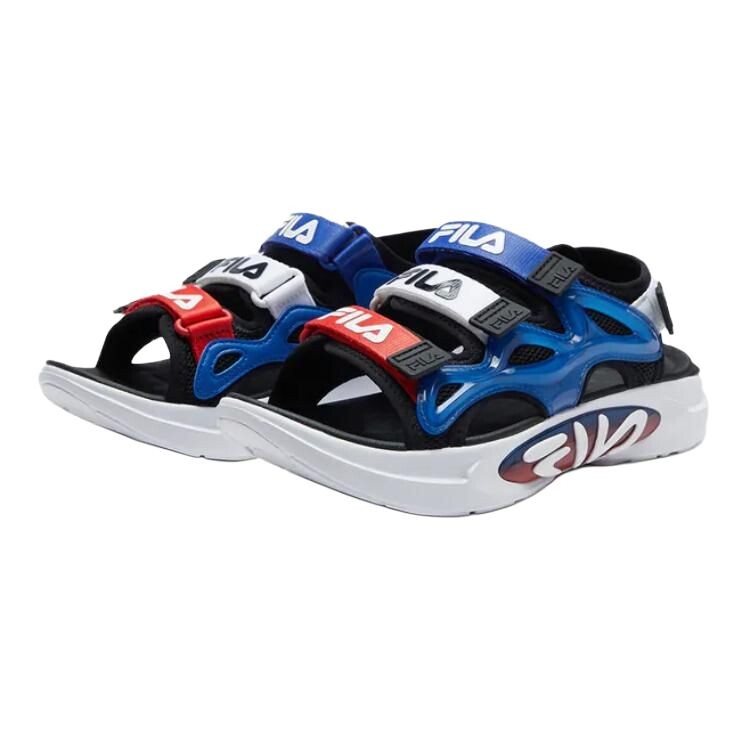 Детские сандалии для начальной школы Fila Kids, черный/синий — фото 2