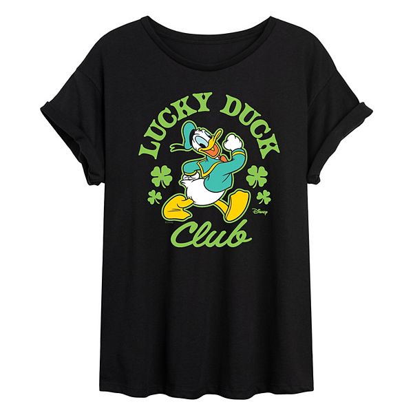

Футболка Juniors Donald Duck Lucky Duck Club oversized Disney