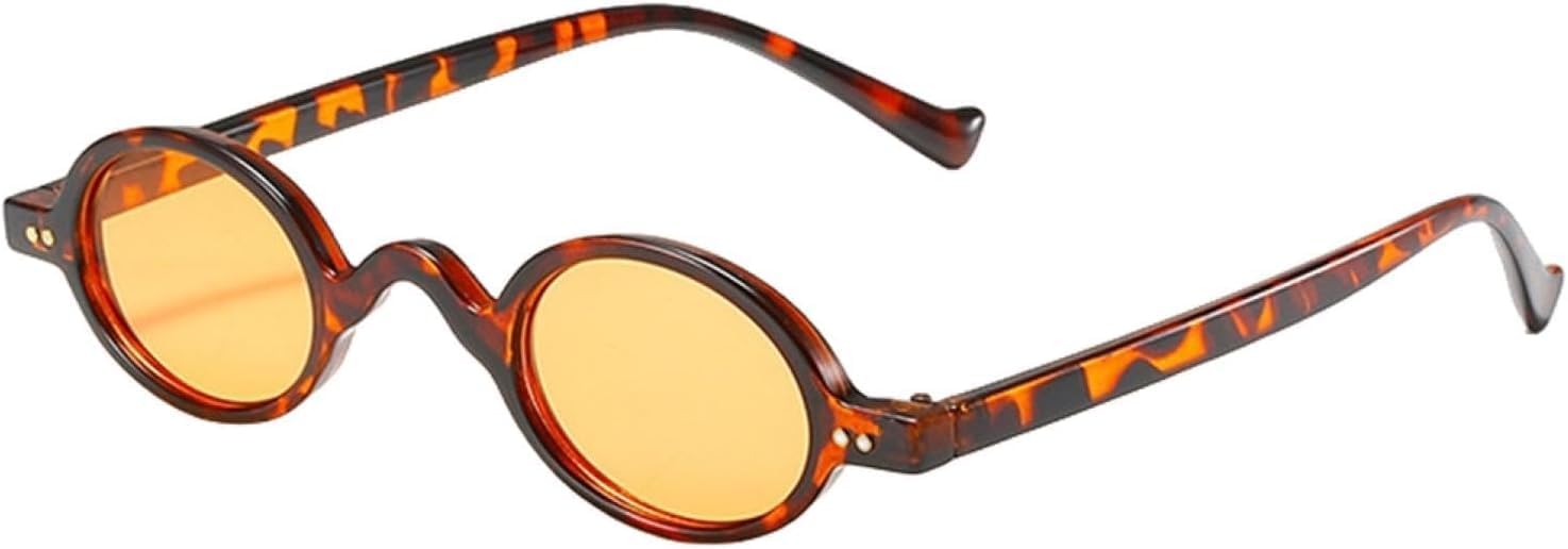 

2027 Маленькие круглые солнцезащитные очки для женщин, винтажные ретро-очки, прозрачные очки для мужчин, панк-очки, модные очки с защитой от УФ-излучения UV400 MTZJH, One Color