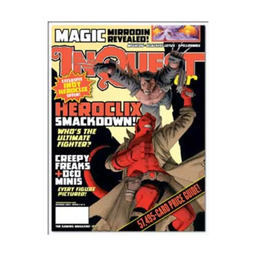 

Журнал #102 "Heroclix Smackdown, Creepy Freaks, Yu Yu Hakusho Demo Deck", InQuest Gamer Magazine