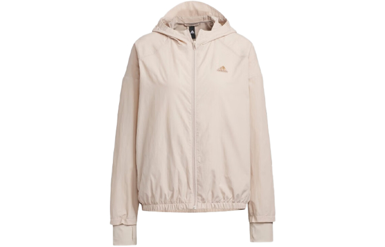 

Куртка женская светло-серая коричневая Adidas