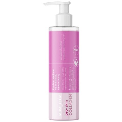 

Вода для снятия макияжа Miraculum KOLAGEN PRO-SKIN с коллагеном, маслом виноградных косточек и зеленой икрой для всех типов кожи 200мл Miraculum 1924