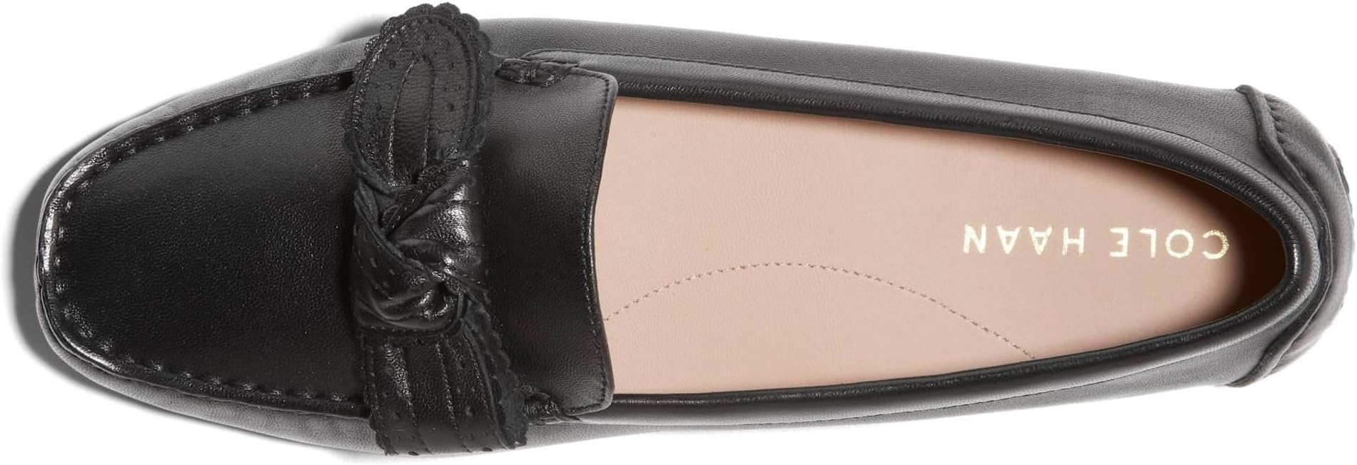 Лоферы Cole Haan Bellport Bow Driver, Black Leather — фото 2
