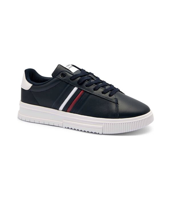 

Кожаные кроссовки Tommy Hilfiger, синий