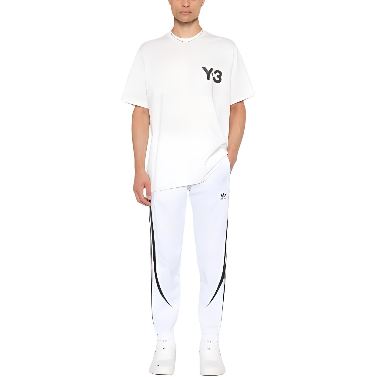

Спортивные штаны Adidas с тремя полосками Adidas Originals, белый/черный