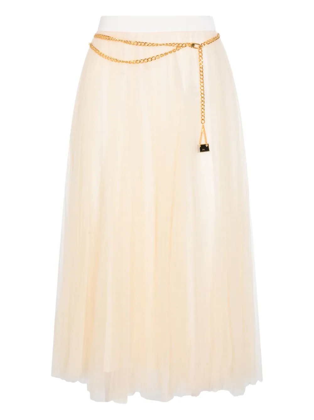 

Юбка с цепочками Elisabetta Franchi, нейтральный