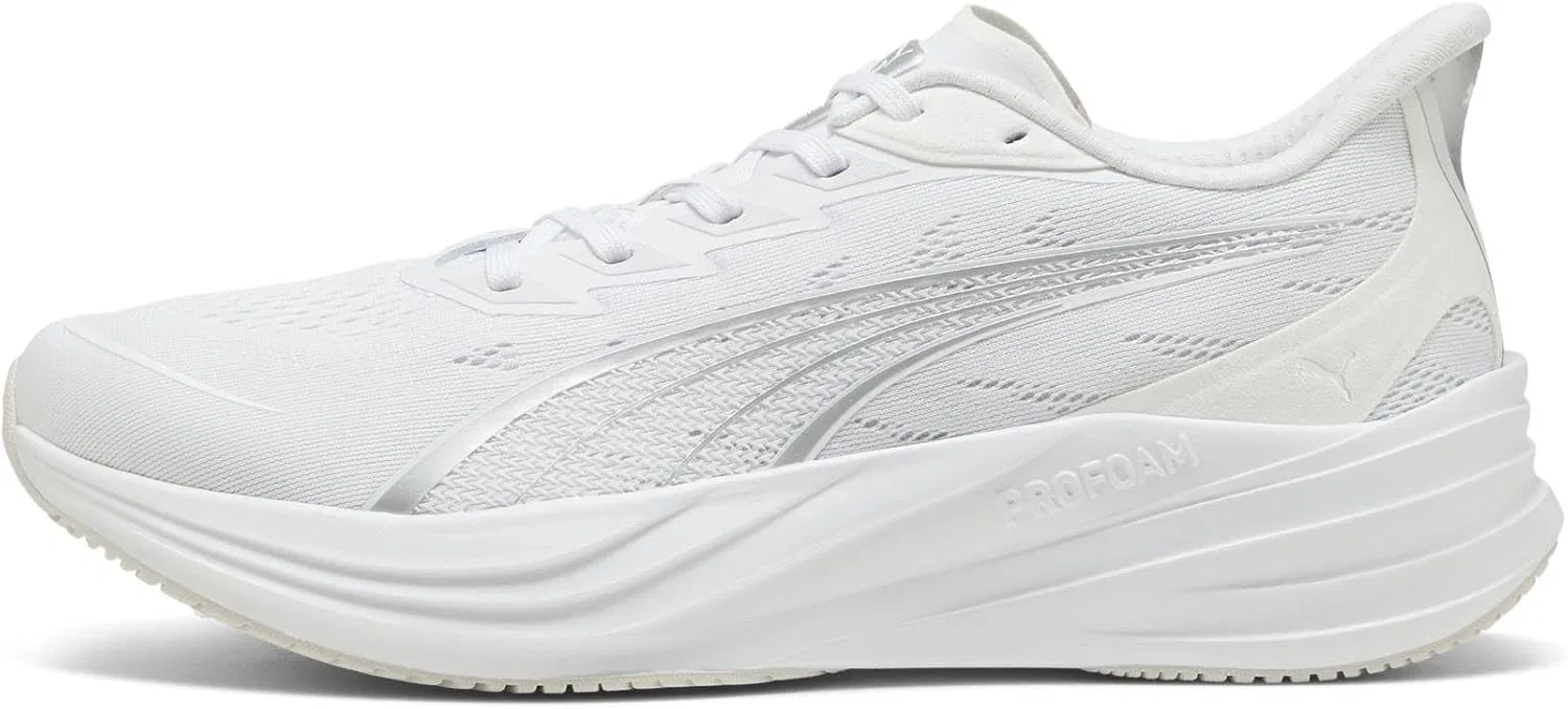 Кроссовки для бега по улицам PUMA Unisex Darter Pro 2, Puma White Feather Grey — фото 3