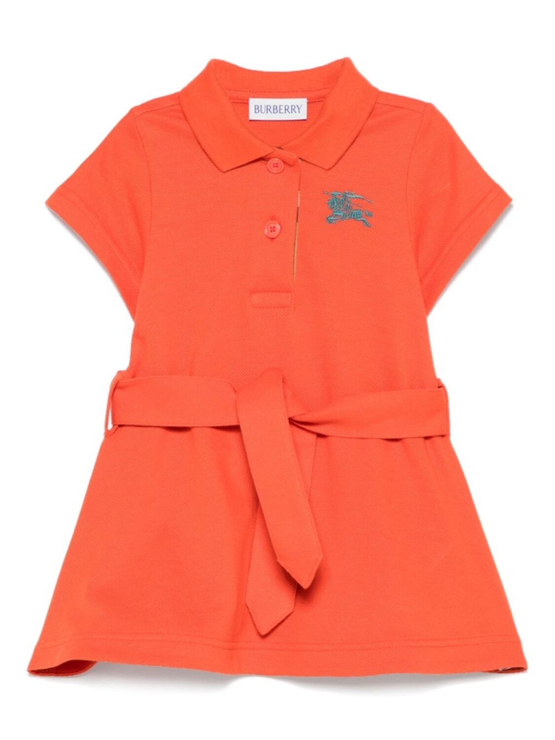

Burberry Kids платье с вышивкой Equestrian Knight, оранжевый