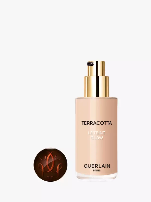 Терракотовая тональная основа Le Teint Glow Healthy Glow Foundation Guerlain, 1C — фото 2