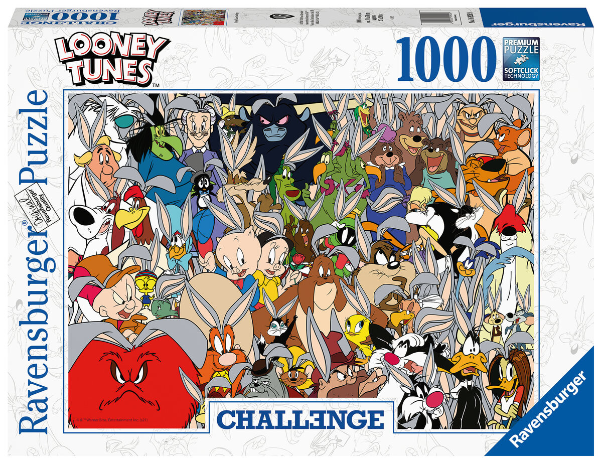 

Ravensburger, пазл, Challenge, Looney Tunes, 1000 шт.