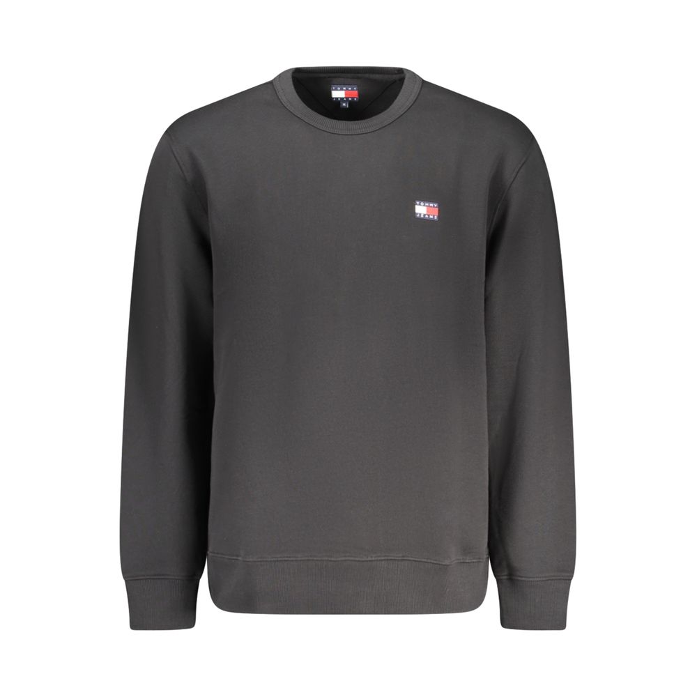 

Черный хлопковый мужской свитер Tommy Hilfiger