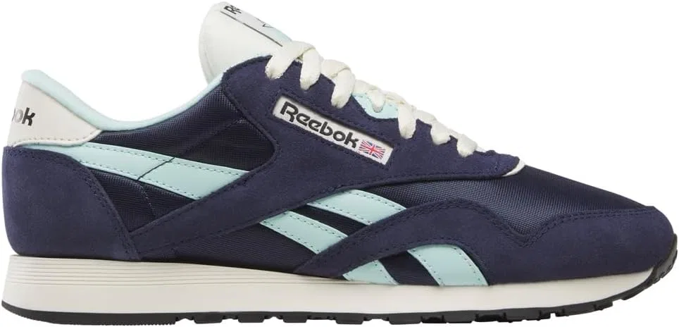 Мужские классические нейлоновые кроссовки Reebok, Vector Navy Glitch Aqua Vintage Chalk
