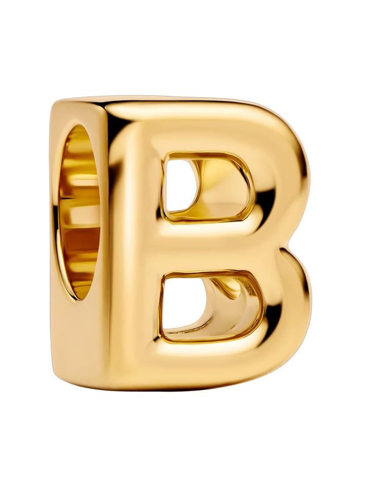 

Pandora Миниатюрный кулон в виде буквы B золотистого цвета