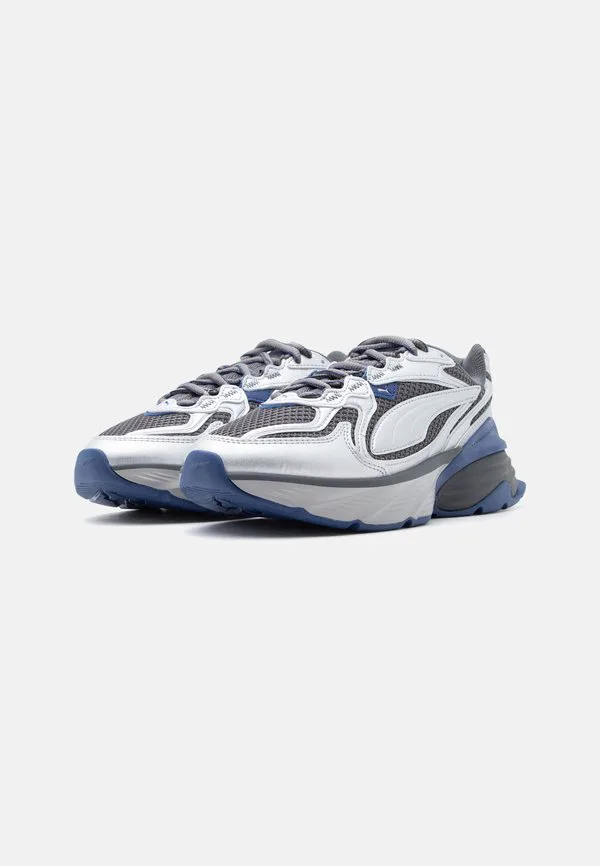 Кроссовки унисекс fade nitro jr. Puma, Silver-Coloured/Blue Jewel — фото 2