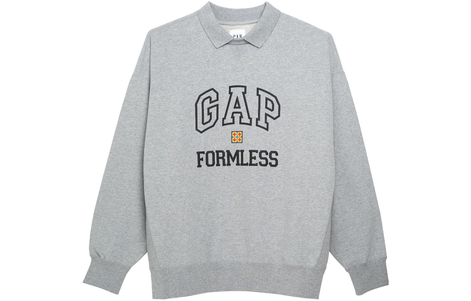

Рубашка поло X DOE Co-brand унисекс серая Gap, серый