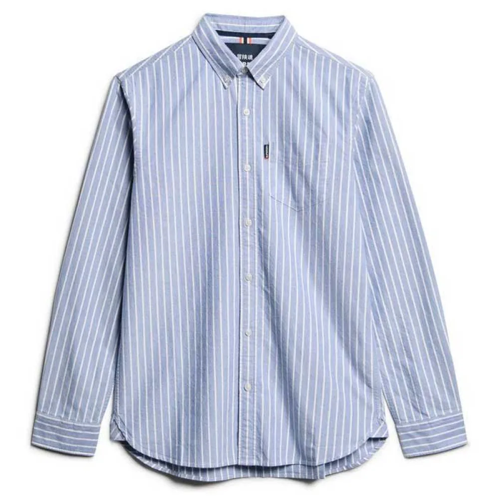 

Рубашка Superdry Essentials Oxford, синий