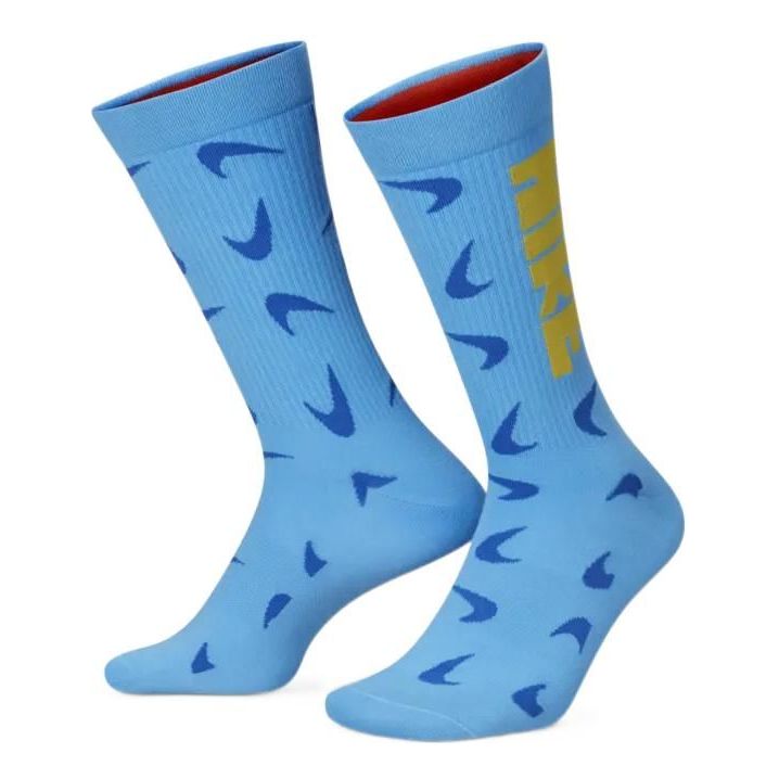 

Носки Nike Everyday Essentials Crew Logo Jacquard Sports Socks One Pair Blue DQ0788-412, разноцветный
