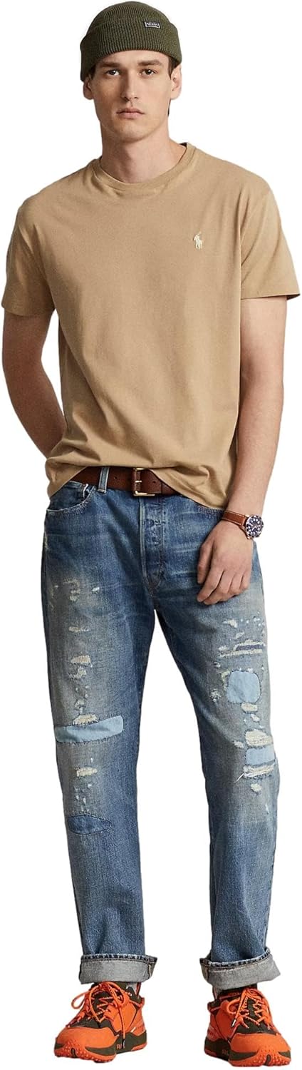 Футболка POLO RALPH LAUREN Men's Keaton Sneaker, Luxury Tan — фото 3