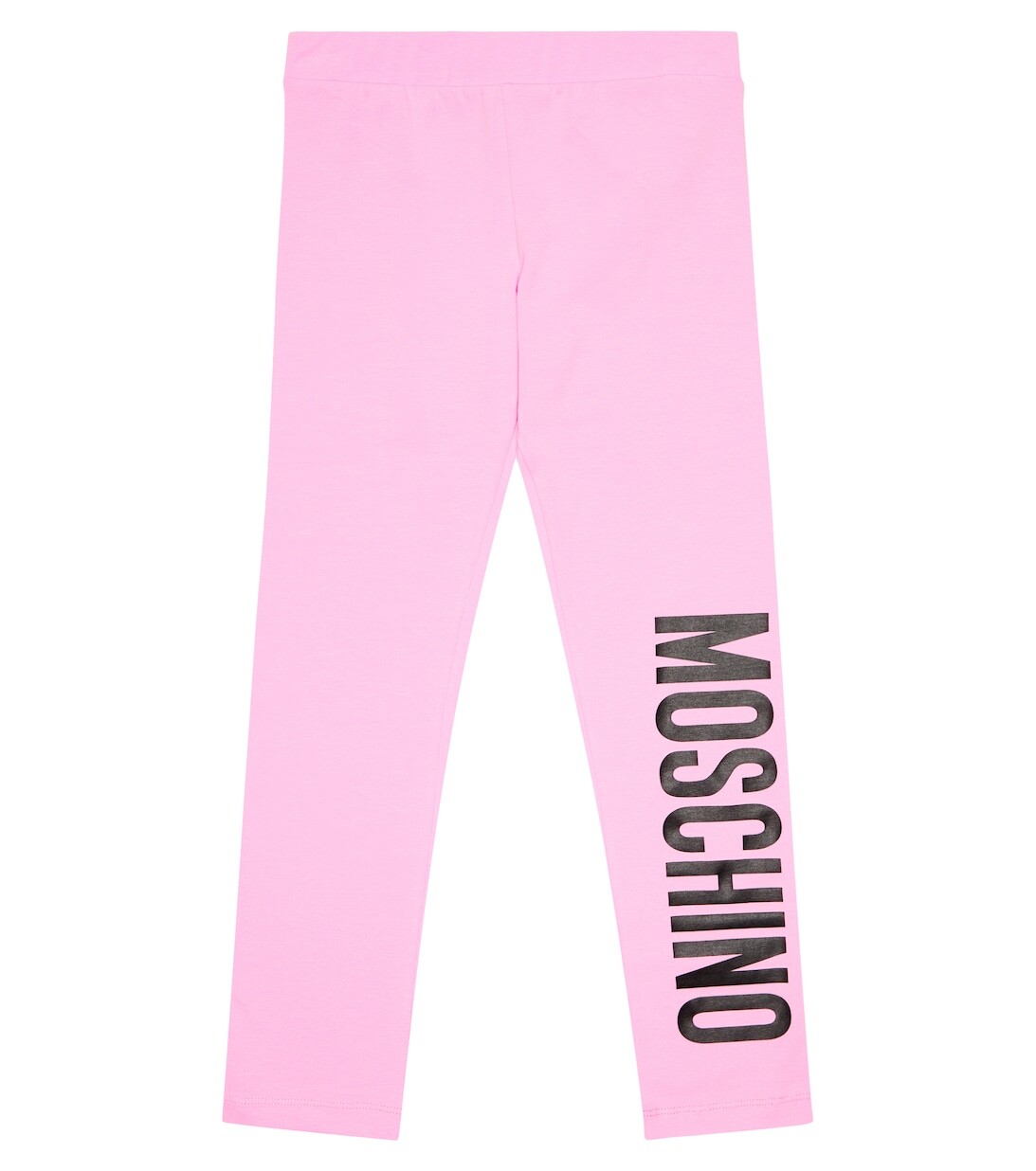 

Леггинсы из хлопкового джерси с принтом Moschino, розовый