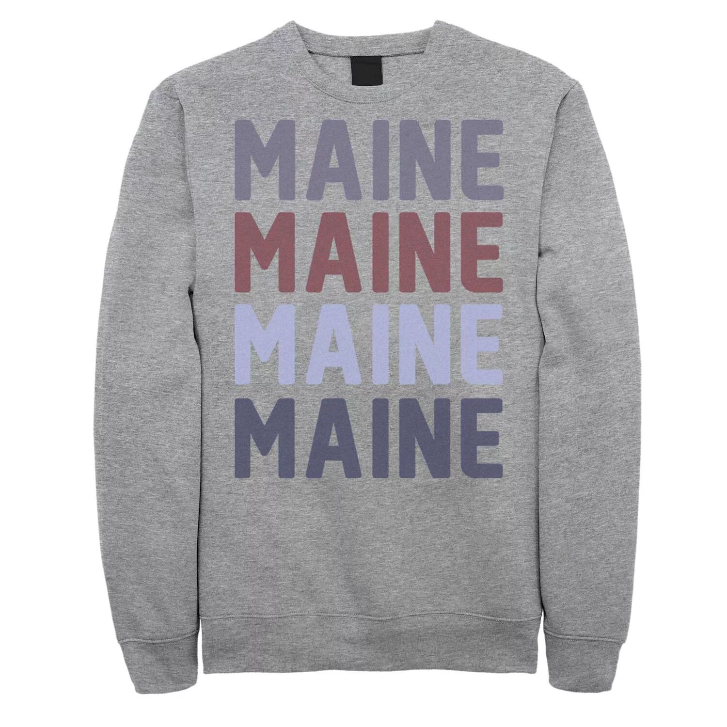 Лонгслив с цветным рисунком Maine Fifth Sun, серый