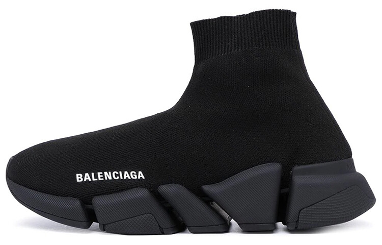 Balenciaga Speed 2.0 Shiny Black Women's