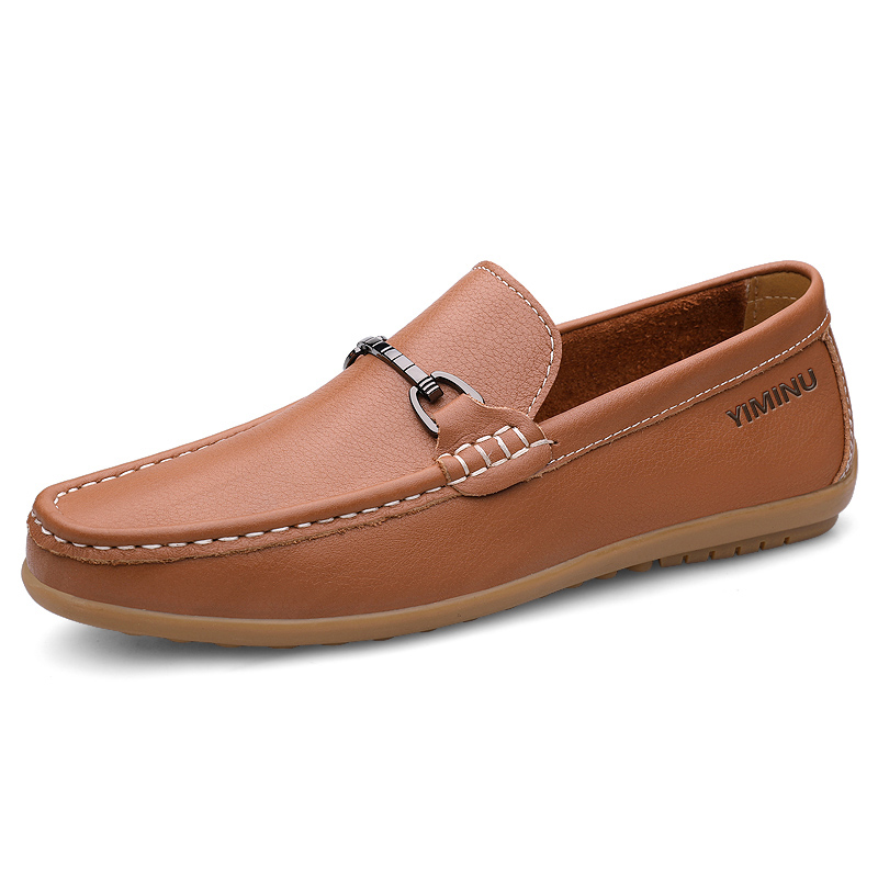 Eminu Мужские повседневные туфли мужские низкие черные хаки, цвет Khaki — фото 3
