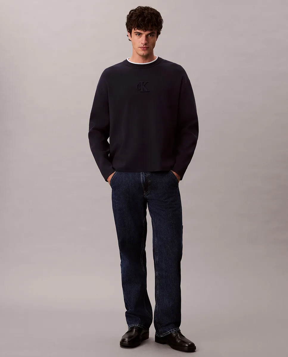 

Мужские джинсы-карабинер узкого кроя Calvin Klein Jeans, синий