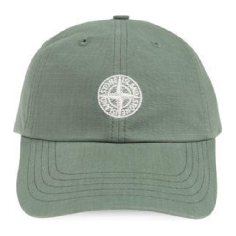 

STONE ISLAND Вышитая бейсболка с компасом, Green
