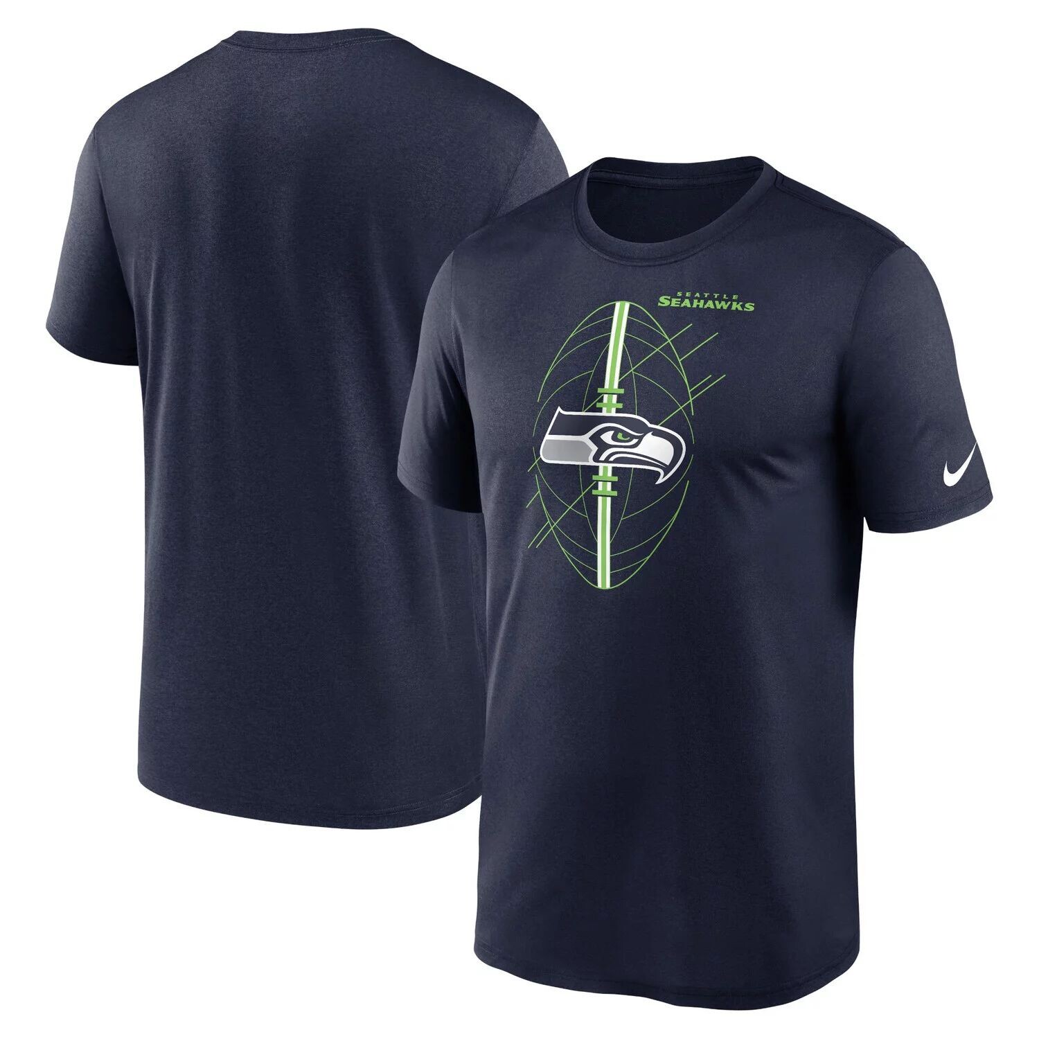 

Мужская темно-синяя футболка Seattle Seahawks Legend Icon Performance Nike, Синий, Мужская темно-синяя футболка Seattle Seahawks Legend Icon Performance Nike