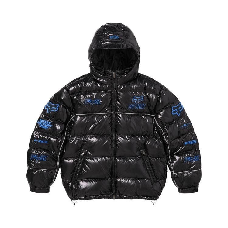 

Пуховик Supreme x Fox Racing Shiny Down Puffer Jacket 'Black'