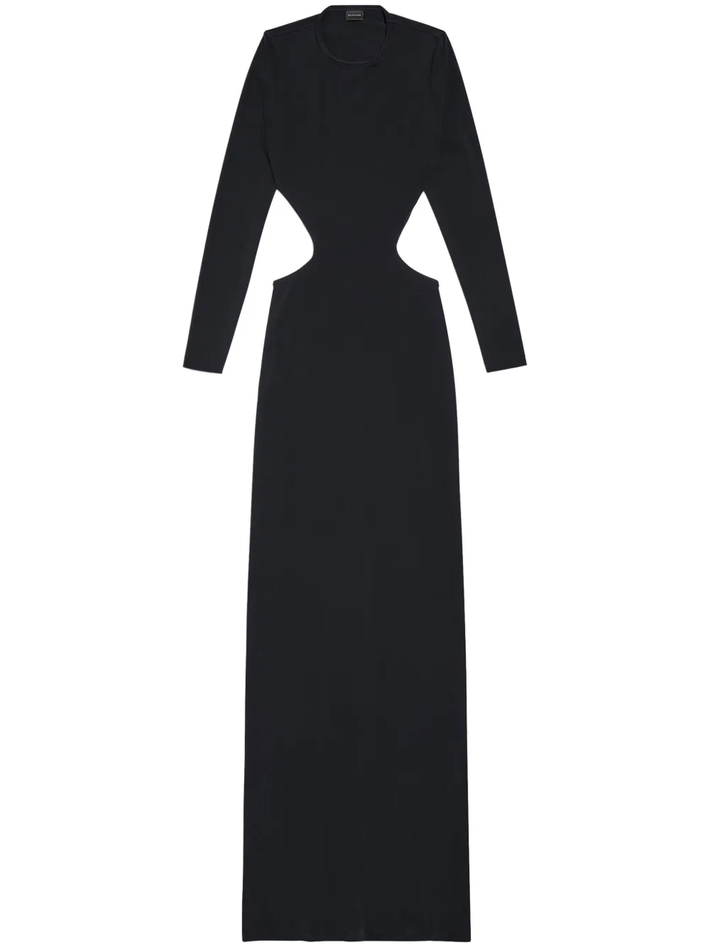 

Платье макси с логотипом BALENCIAGA, черный