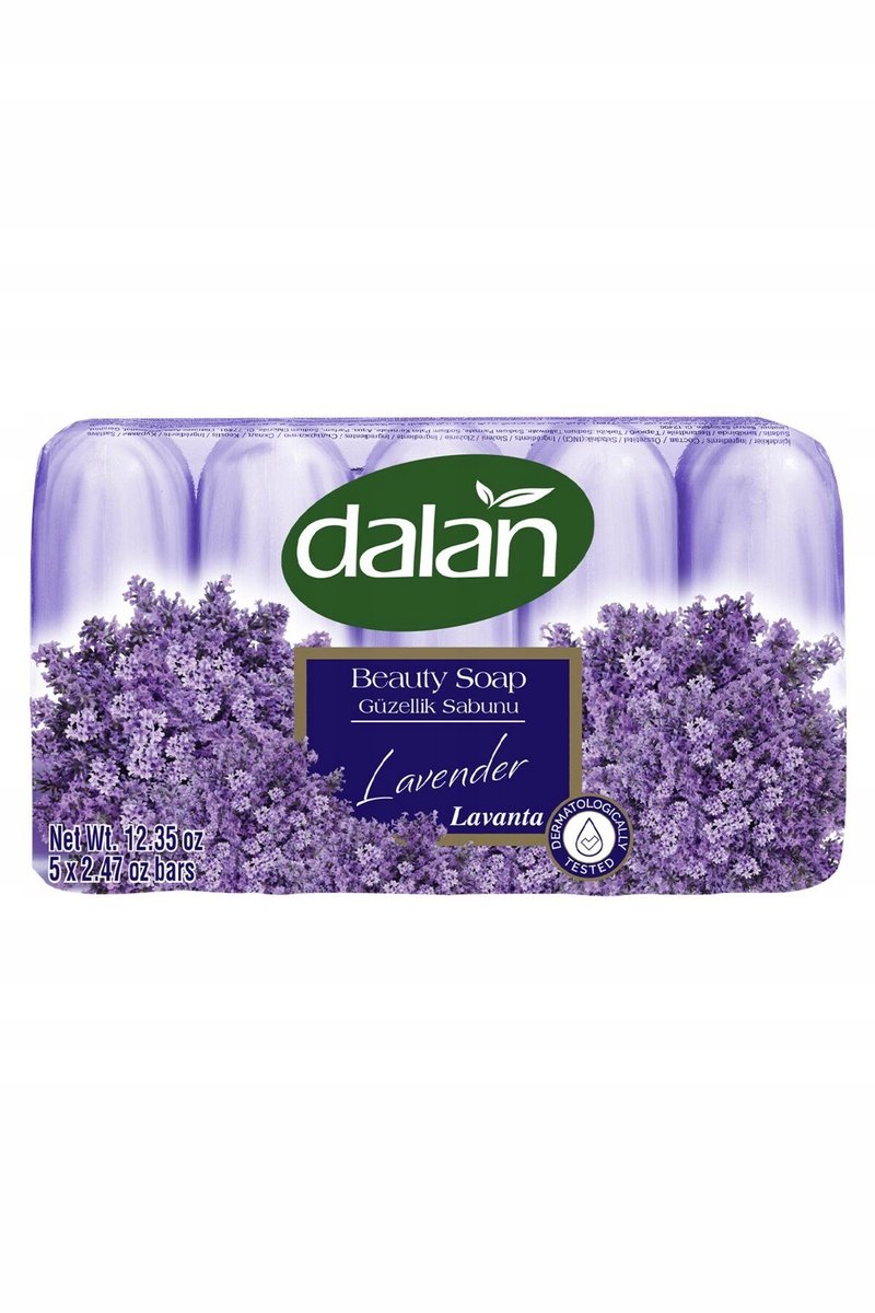 

DALAN Lavender - лавандовое мыло в кубиках - 5 шт Inna marka
