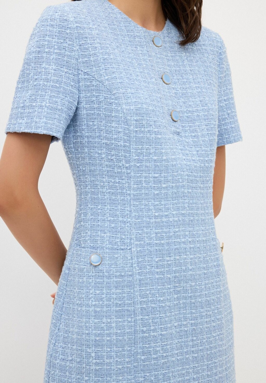 

Дневное платье SHORT TWEED adL, синий