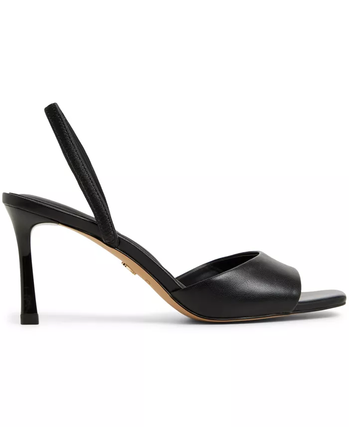 Женские босоножки Andya с открытой пяткой и высоким каблуком ALDO, черный — фото 4